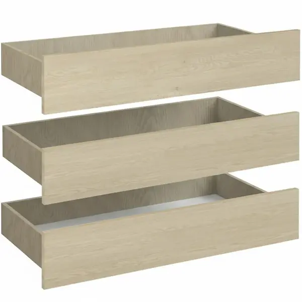 Sada zásuviek do šatníka Braga 1 (3 KS) dub cremona