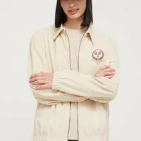 Bunda On Vacation dámská, béžová barva, přechodná