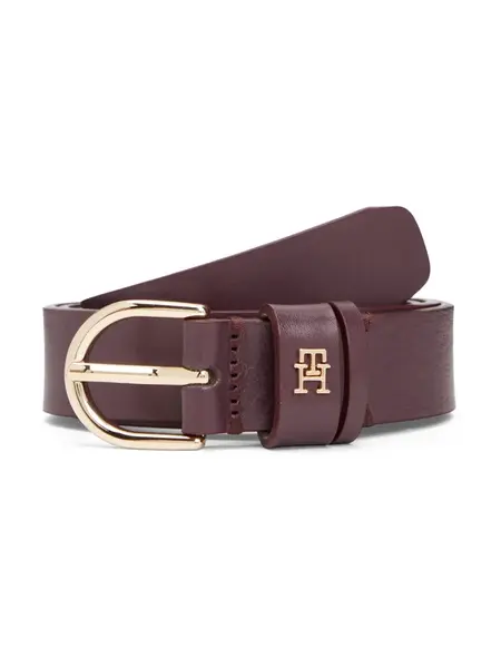 TOMMY HILFIGER Opasky 'ESSENTIAL EFFORTLESS'  tmavočervená