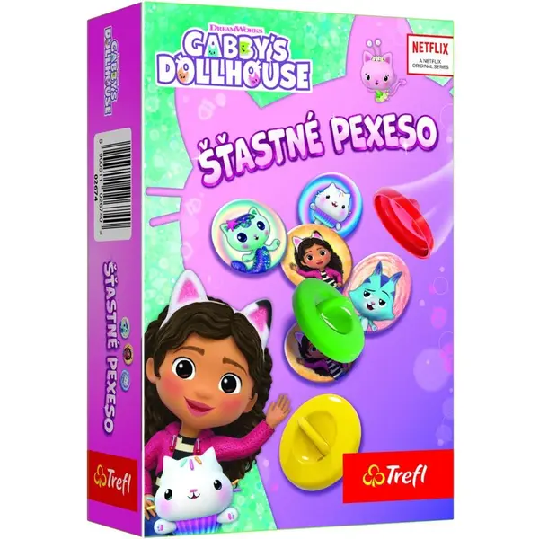 Trefl Šťastné pexeso Gábinčin kouzelný domeček