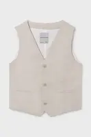 Dětská vesta s příměsí lnu Mayoral
