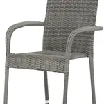 AUTRONIC zahradní židle AZC-S2114 GREY, šedá, polyratan
