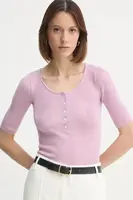 Vlněný svetr Herskind Agnes dámský, fialová barva, lehký, 5433825