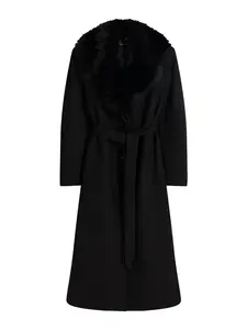 Bershka Zimný kabát 'BLOBER-H'  čierna