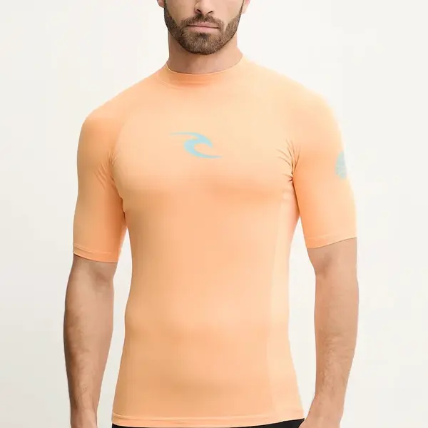 Plavecké tričko Rip Curl WAVES UPF žlutá barva, 142MRV