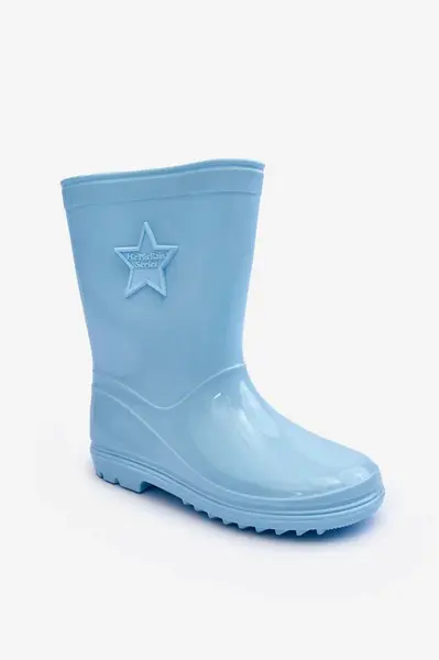 PG3 Detský gumový galoshes svetlo modrý Malvi