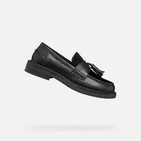 Black women's moccasins Geox Serilda - Women's