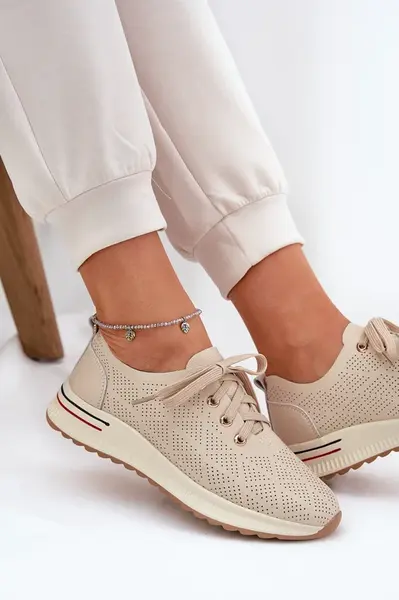 Boto Kožené Ľahké Dámske Polobotky Artiker