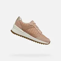 Cream women's sneakers Geox Desya - Women's