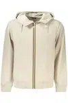 K-WAY MEN'S ZIP-UP SWEATSHIRT BEIGE