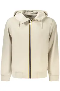 Pánska béžová mikina na zips