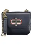 TOMMY HILFIGER BLUE WOMAN SHOULDER BAG