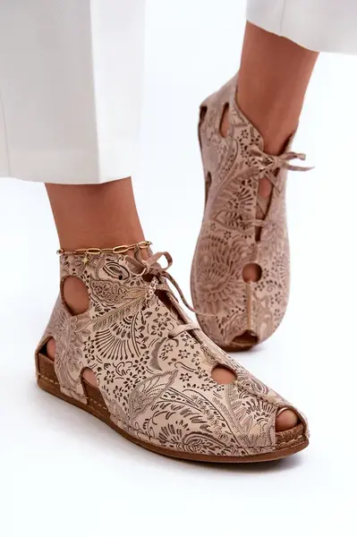 Vzorované Kožené Topánky Maciejka