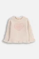 Kojenecký svetr Coccodrillo zlatá barva, HAPPY PUPPY GIRL NEWBORN