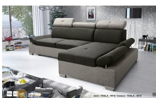 Sedací souprava Neli Provedení: Levá varianta, látka: TESLA 9916 / TESLA 9915