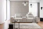 Pohovka Bastia 1,5BL+panel+1,5BP látka: Castel 82