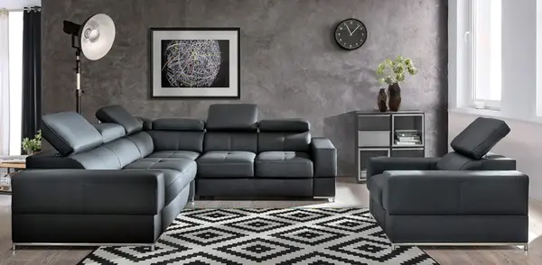 Sedací souprava Bazalt 3 Provedení: Levá varianta, látka: Cayenne 1119 grey