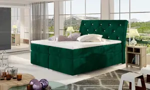 Boxspring Balvin Rozměr: 160 x 200 cm, látka: Kronos 19