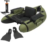 Kinetic belly boat fish hunter float tube combo 135 cm