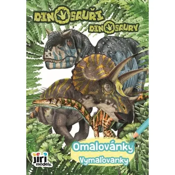 Jiri Models Omaľovánky A5 Dinosaury