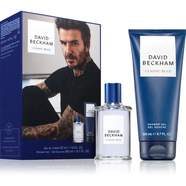 David Beckham Classic Blue dárková sada pro muže