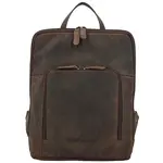Kožený batoh tmavě hnědý - Greenwood Agnar