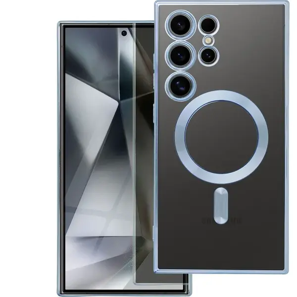 Zadní kryt ELECTRO MAG COVER case s MagSafe pro Samsung Galaxy S25 Edge, blue