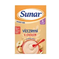 Sunar Cereální kaše vícezrnná s ovocem 210 g