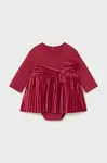 Kojenecké šaty Mayoral Newborn červená barva, mini, áčková, 2812