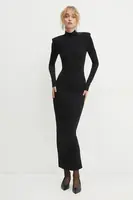 Šaty La Mania AMY černá barva, maxi, LM.AMY