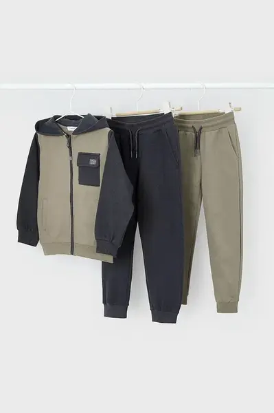 Tepláková souprava Mayoral hnědá barva, 4808