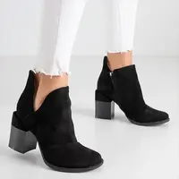 Resti Black women's ankle boots with cut-outs Namibia - Shoes