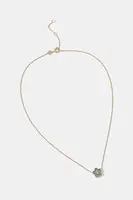 Pozlacený náhrdelník Tory Burch Kira Flower Pendant 158996.702