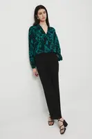 Halenka Medicine dámská, zelená barva, vzorovaná