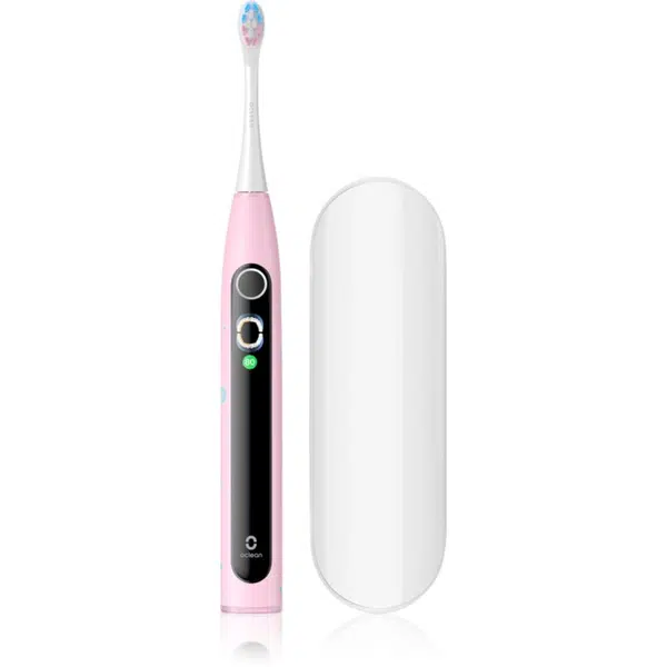 Oclean X Kids Set sonický zubní kartáček pro děti s cestovním pouzdrem Pink 1 ks