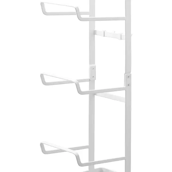 Stojan na fitness vybavení Yamazaki Tower 15 x 24 x 65,5 cm bílá barva