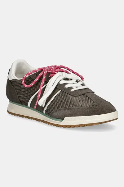 Tenisky Tommy Jeans TJW LOW PROFILE RUNNER dámské, zelená barva, EN0EN02862