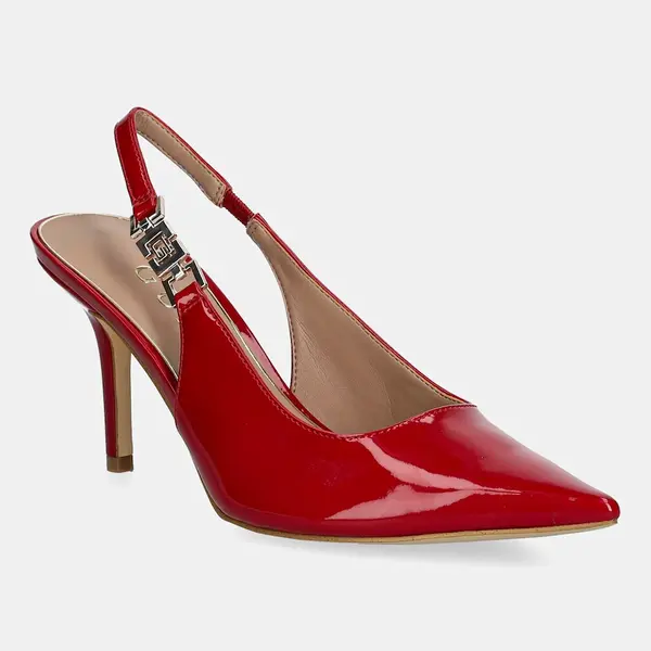 Lodičky Guess NASSHA5 červená barva, FLTNS5 PAF05