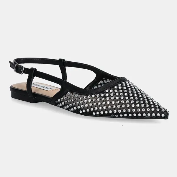 Baleríny Steve Madden Slingshot-MR černá barva, s odkrytou patou, 11003839