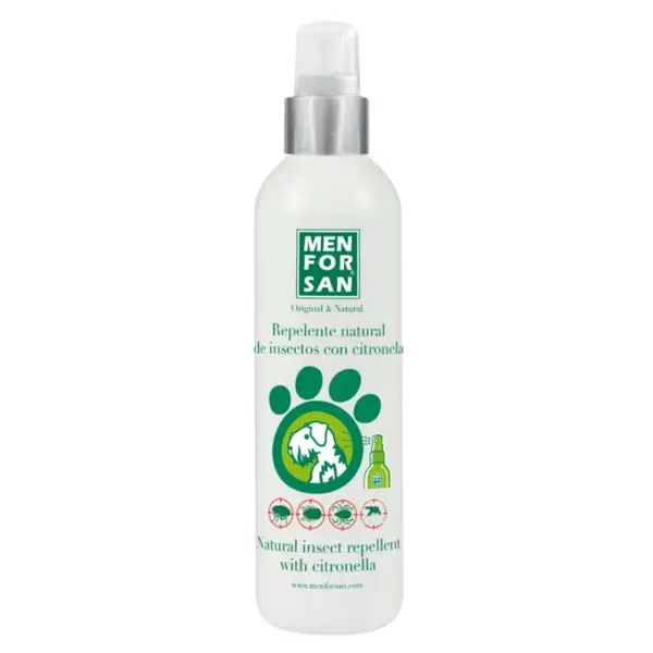 MENFORSAN Přírodní repelent pro psy proti hmyzu s extraktem z citronely 250 ml