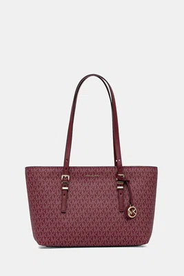 Kabelka MICHAEL Michael Kors QUINN vínová barva, 30T5GQNT2V