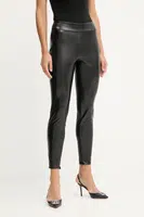 Kalhoty Guess PRESCILLA dámské, hnědá barva, přiléhavé, high waist, W4BB18 WGIK0