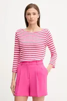 Tričko s dlouhým rukávem s příměsí lnu United Colors of Benetton