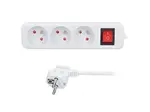 Prodlužovací kabel 3 zásuvky 3m SOLIGHT PP12X