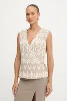 Halenka Marciano Guess BRITNEY dámská, béžová barva, vzorovaná, 5YGH09 7352A