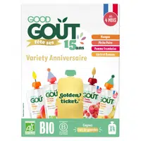GOOD GOUT Ovocný jackpot BIO 4 x 120 g