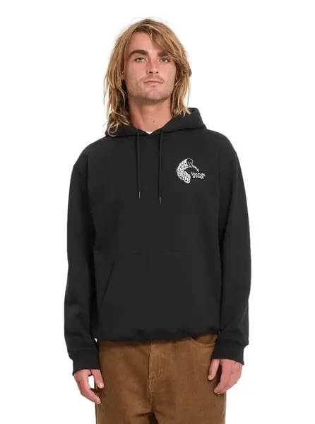 Volcom pánská mikina Noder Po Black | Černá | Velikost S