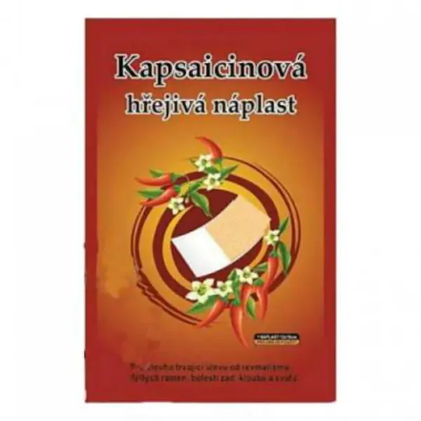 CAPSICOLLE Kapsaicinová hřejivá náplast 12x18 cm 50 ks