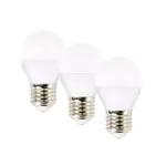 Žárovka LED E27  6W miniGLOBE bílá teplá ECOLUX SOLIGHT WZ432-3 3ks