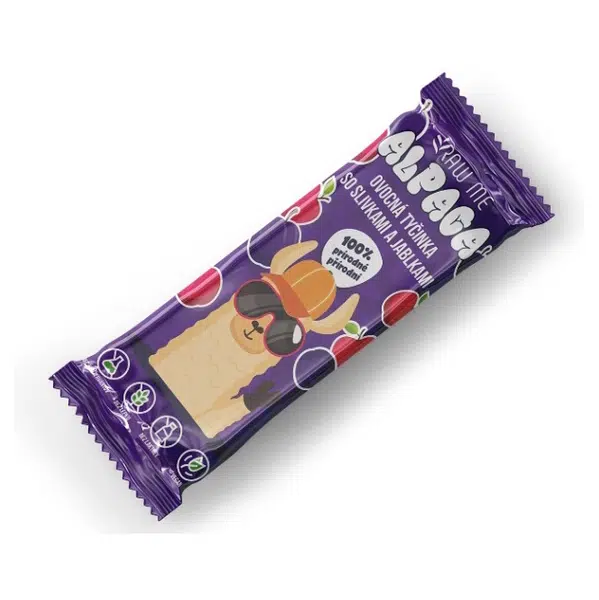 RAW ME Alpaca ovocná tyčinka švestka a jablko 25 g
